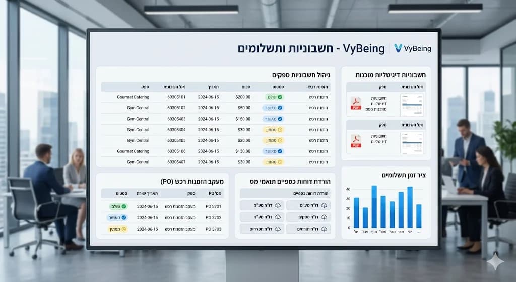 חשבוניות ותשלומים